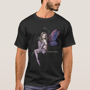 Camiseta de arte de fantasia gótica de fada
