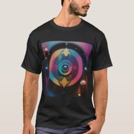 Camiseta de arte de ficção científica