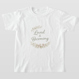Camiseta de arte de IA com citações de amor com ac
