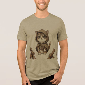 Camiseta de arte de linha de ilustração de coruja