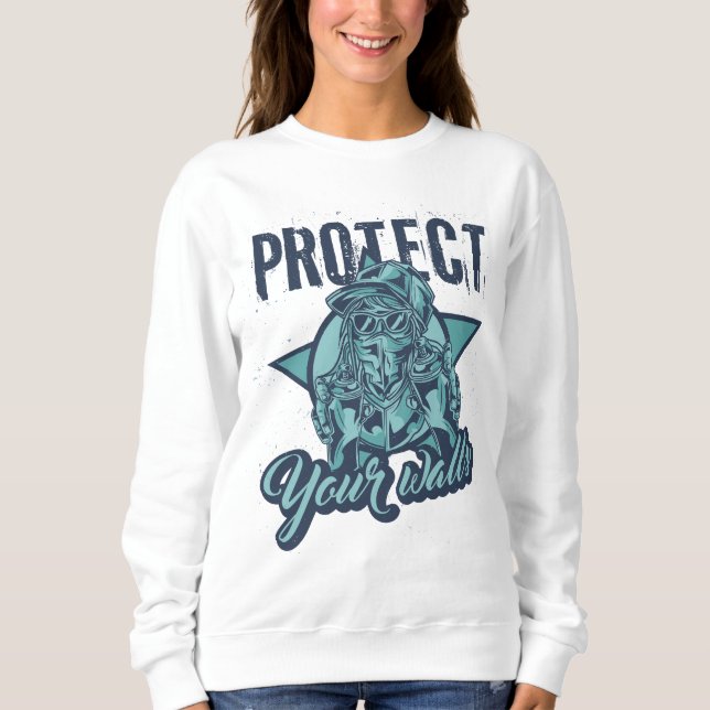 Camiseta de Arte de Parede com Grafite | Arte de R (Frente)