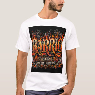 Camiseta de Arte de Rua Chicano - Design Urbano Ba
