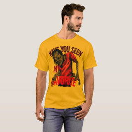 Camiseta de Arte de Terror de Zumbi Assustador