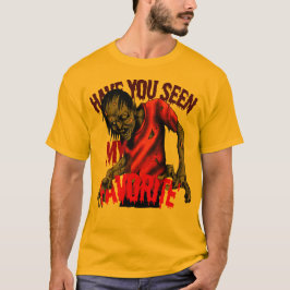 Camiseta de Arte de Terror de Zumbi Assustador