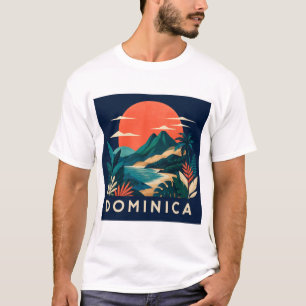 Camiseta de arte de viagem geométrica moderna de D
