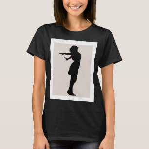 Camiseta de Arte Digital Moderna de Menina