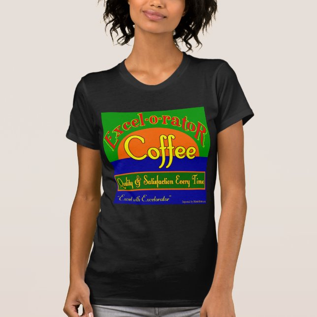 Camiseta de Arte do Café do Excelorator (Frente)
