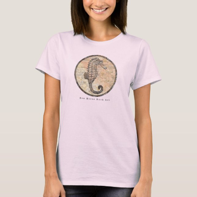 Camiseta de Arte do Cavalo do Mar (Frente)