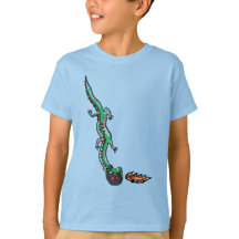Camiseta de Arte do Dragão Carnudo
