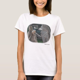 Camiseta de Arte Fantasia do Bebendo Mummy & Werew