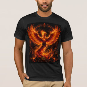 Camiseta de arte fantasia Phoenix Fire Bird