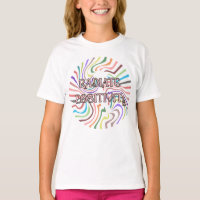 Camiseta de Arte Giratória Psicodélica Irradiar Po
