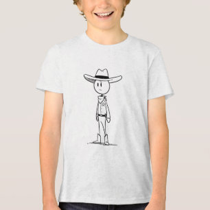 camiseta de arte linear minimalista de policial co
