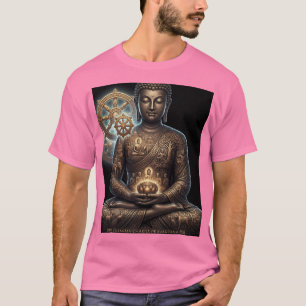 Camiseta de Arte Meditativa Gautam Buddh Legado