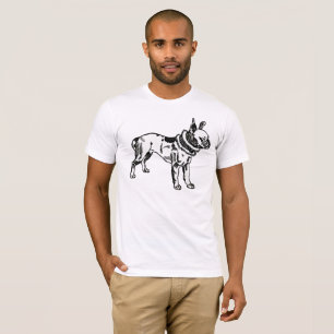 Camiseta de Arte Minimalista Moriz Jung Pitbull