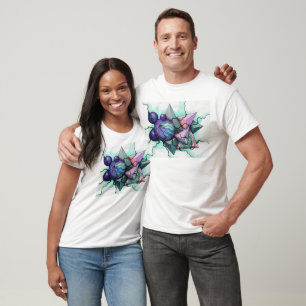 Camiseta de Arte Neurográfica – Linhas Abstratas M