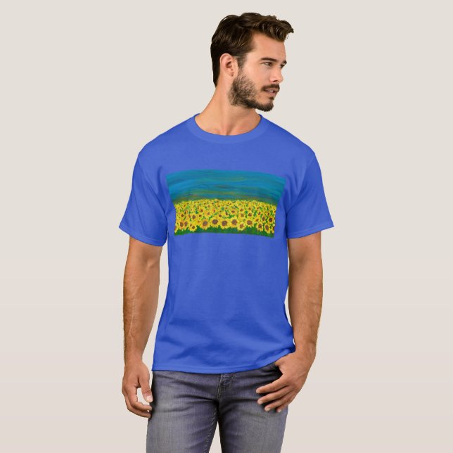Camiseta de arte pacífica na Ucrânia (Frente Completa)