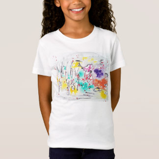 Camiseta de arte para raparigas