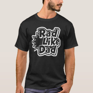 Camiseta de Arte Pop com Contorno de Adesivo - Rad