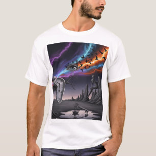 Camiseta de Arte Surrealista   Fantasias Abstratas