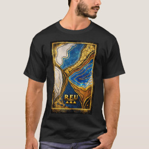 Camiseta de Arte Urbana Abstrata PowerOf3Brand