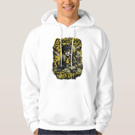 Camiseta de Arte Urbana com Gato Gangster