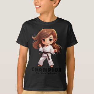 Camiseta de Artes Marciais de Karatê Feminina