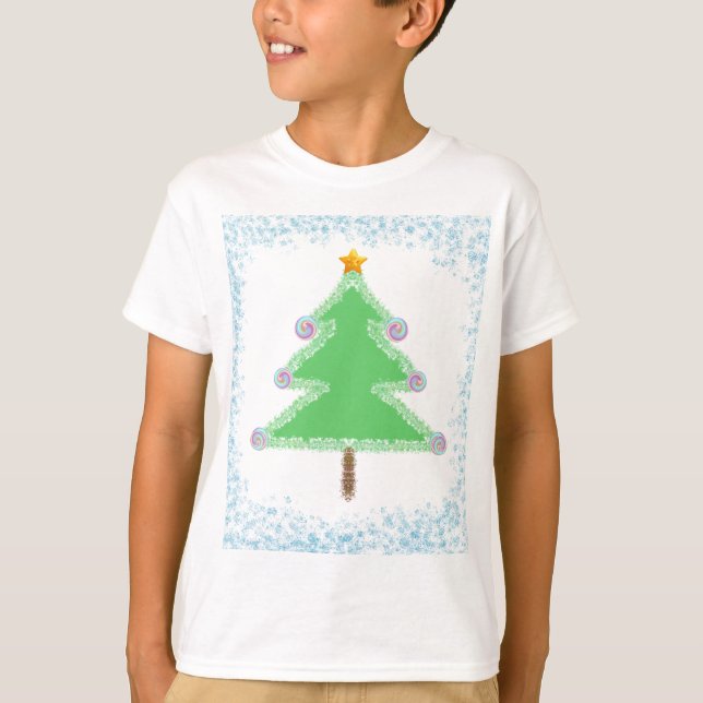 Camiseta de Árvore de Natal (Frente)