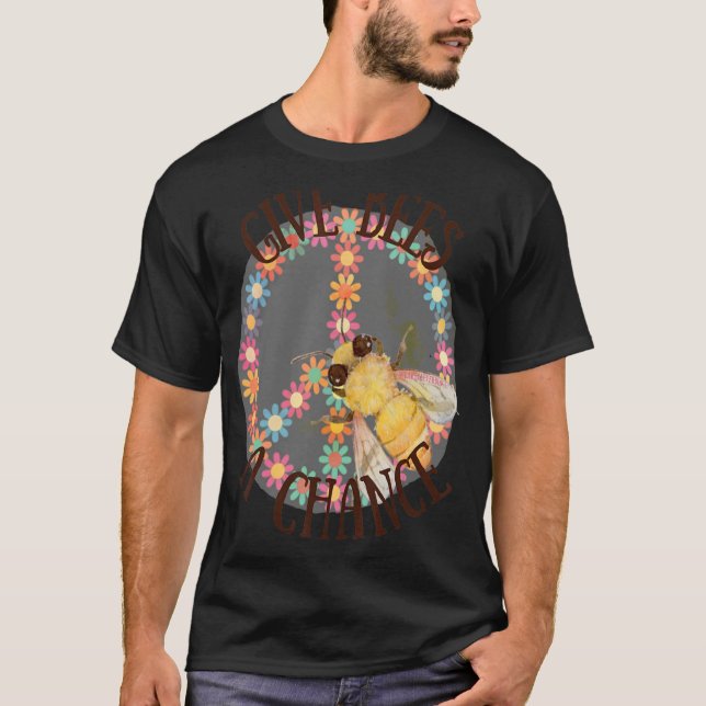 Camiseta Dê Às Abelhas Uma Oportunidade De Conservação Das  (Frente)