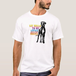Camiseta Dê as Boas-Vindas ao Meu Pequeno Amigo