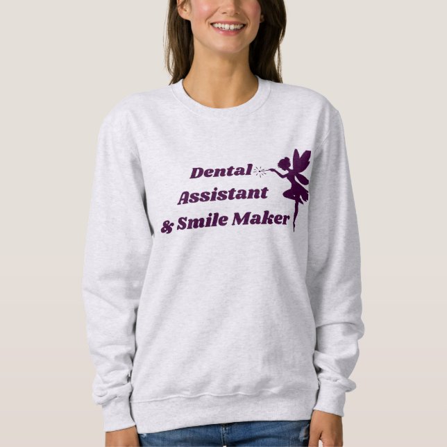 Camiseta de Assistente Dentária & Fada Criadora de (Frente)