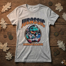 Camiseta de Astronauta Alien Dinosaurio Espacial D