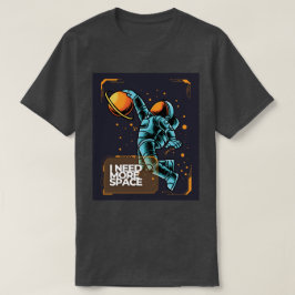 Camiseta de Astronauta 'Preciso de Mais Espaço'