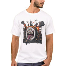 Camiseta de Ataque do Monstro de Sushi Gigante | K