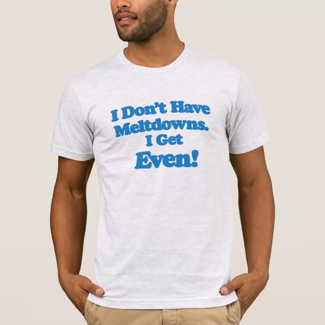 Camiseta de Autismo Desabando Presente Divertido (Frente)