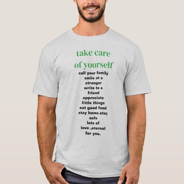 camiseta de autocuidado (Frente)