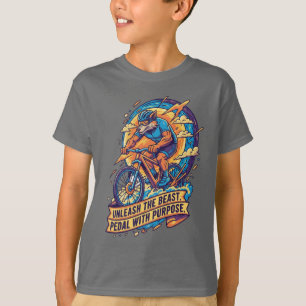 Camiseta de Aventura de Ciclismo Juvenil 'Libertem