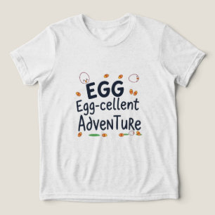 Camiseta de aventura de ovos