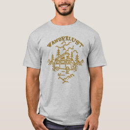 Camiseta de Aventura de Van Camper Wanderlust Natu