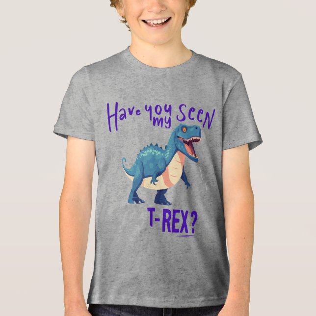 Camiseta de Aventura do T-Rex Perdido (Frente)