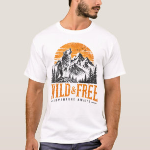 Camiseta de Aventura Wolf Mountain Parque Nacional