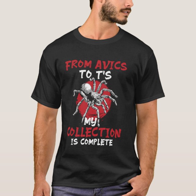 Camiseta De Avics Para Ts Tarantula Pássaro Aranha (Frente)
