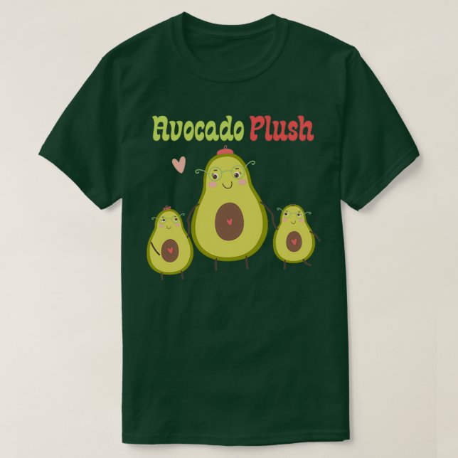 Camiseta de Avocado Plush (Frente do Design)