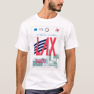 Camiseta de Bagagem do Aeroporto de Los Angeles