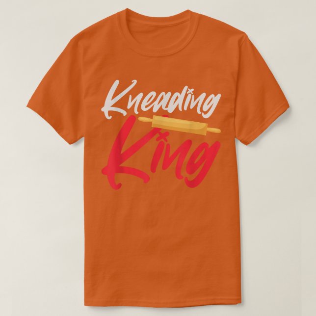 Camiseta de Baker Fazendo Sabor de King Bread Doug (Frente do Design)