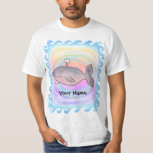 Camiseta de baleia bebê