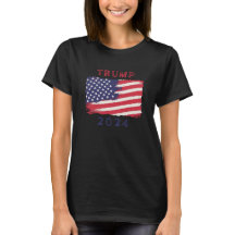 Camiseta de bandeira americana 2024