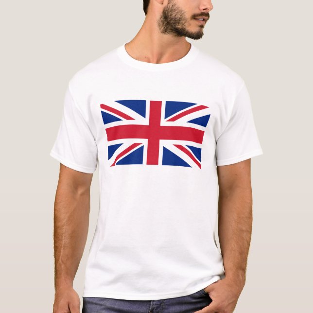 Camiseta de bandeira britânica (Frente)