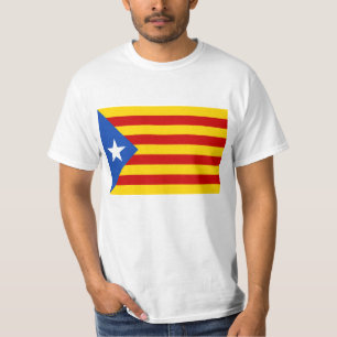 Camiseta De "bandeira Catalan da independência L'Estelada