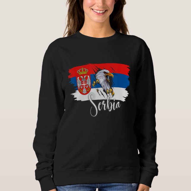 Camiseta de bandeira da Sérvia, Sérvia, camisa da  (Frente)